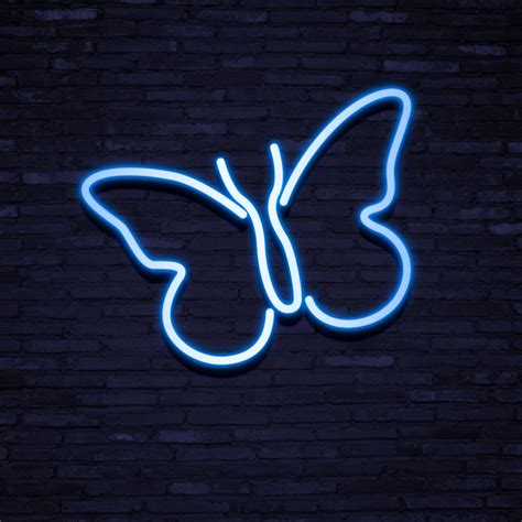 Butterfly Neon Wall Sign Butterfly Girl Room Flex Silicone Etsy Hong Kong