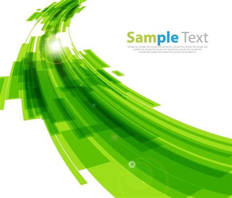 Green Modern Design Abstract Background Vector Illustration Free