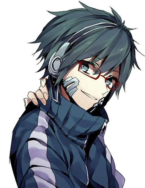 Unknown Anime Boy Anime Boy With Headphones Anime Glasses Boy Anime