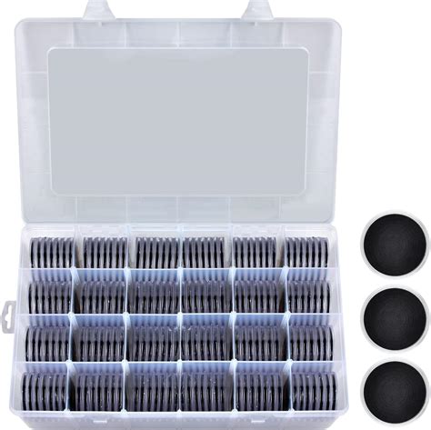 Amazon 168 Pieces 46mm Coin Capsules With Foam Gasket And Plastic