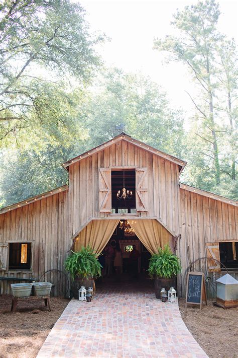 The barn wedding venue in ct includes a new bluestone patio which can host ceremonies, as well as space for a tent to host additional guests. Southern Elegant Barn Wedding - Rustic Wedding Chic