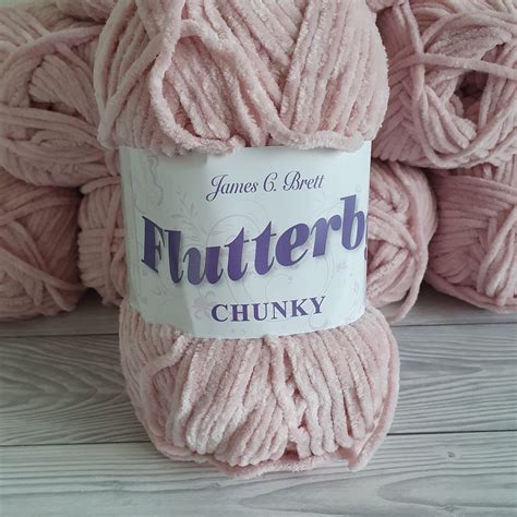 James C Brett Flutterby Chunky Yarn Wool Polyester B34 Etsy