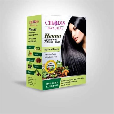 Powder Hair Dye Chloris Natural Henna Colors For Personal Box At Rs