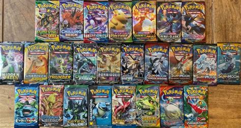 Pokemon Tcg Booster Packs 25 Different Expansions Listed Drop Down
