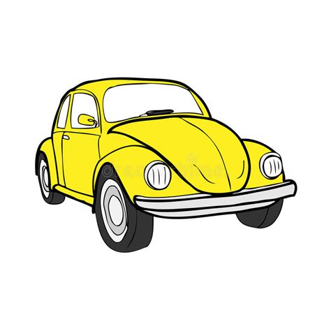 Beetle Car Stock Vector Image 44667763