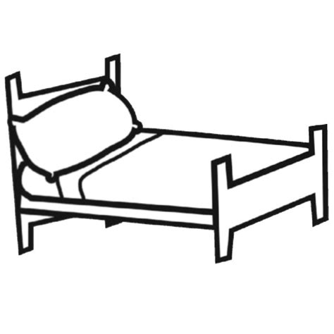 Desenho De Cama Para Colorir Modisedu