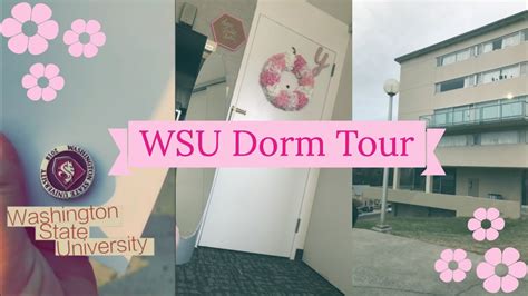 Dorm Tour Wsu Freshman Year Youtube