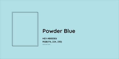 About Powder Blue Color Codes Similar Colors And Paints