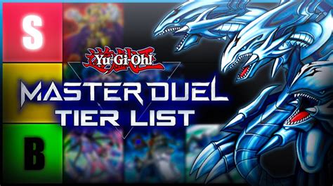 I Ranked Every Deck In Yu Gi Oh Master Duel Tier List Youtube