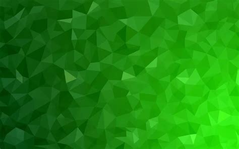 Light Green Vector Low Poly Crystal Background Polygon Design Pattern