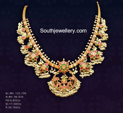 Kundan Guttapusalu Necklace Indian Jewellery Designs