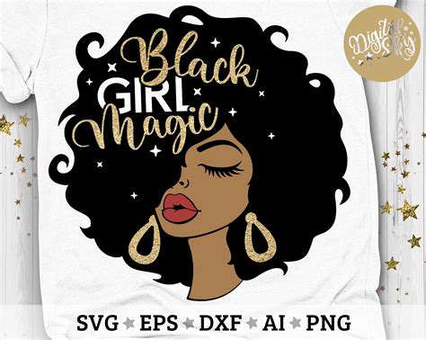 Art Collectibles Prints Png Afro Woman Black Lives Matter Black Woman SVG Dxf Black Girl Magic