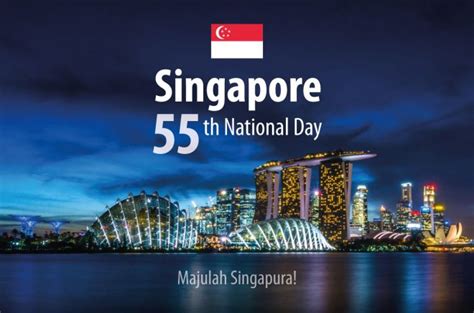 National Day Singapore Vector Festive Illustration Independence Day
