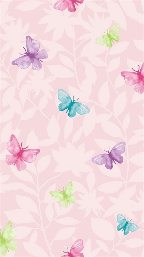 Cute Butterfly Baby Pink Wallpapers Wallpaper Cave