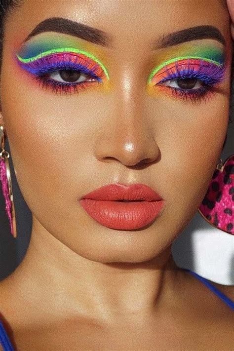 21 Neon Makeup Ideas To Try This Summer Page 2 Of 2 Stayglam