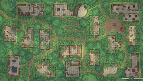 Oc Battlemap Ruins Of Thundertree Lost Mine Of Phandelver