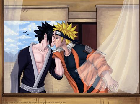 sasuke and naruto love naruto wallpaper brotherly love minitokyo sasuke and naruto love