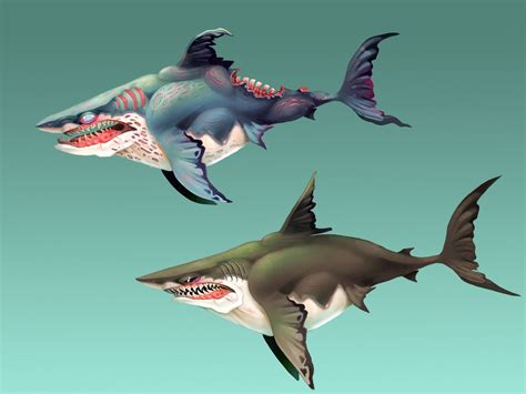 Ive Concepted Almost All The Playable Characters On Hungry Shark World