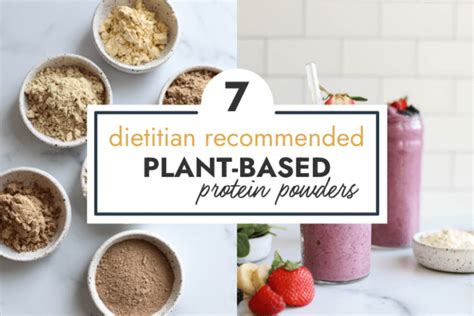 The Best Plant Based Protein Powder Dietitian Approved And Tested The Real Food Dietitians