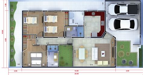 Planos De Casas Modernas 10x20