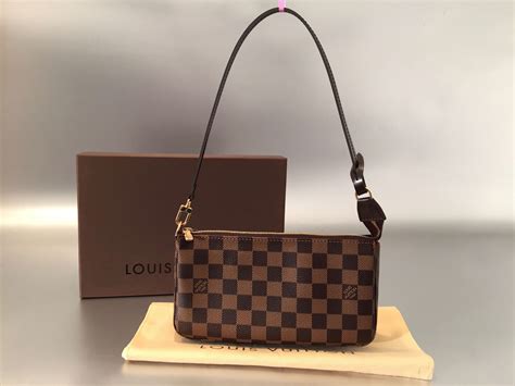 Check out our louis vuitton pochette selection for the very best in unique or custom, handmade pieces from our handbags shops. Louis Vuitton Damier Ebene Pochette Accessoires NM ...
