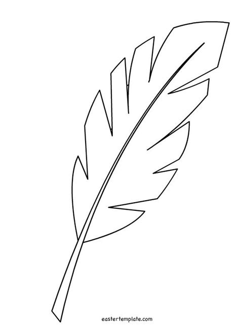 Use them to accentuate your home so. Palm Tree Leaf Template Hosanna Palm Leaf Easter Stencils ...
