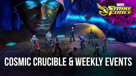 Marvel Strike Force Cosmic Crucible And Weekly Events Bluestacks