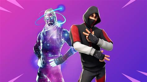 Fortnite Ikonik Skin And Galaxy Skin Message For Further Details In