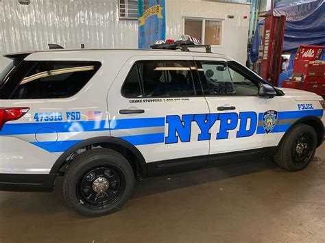 Nypd 2018 Ford Explorer The Car Is Wearing Prototype Graphics Nypd