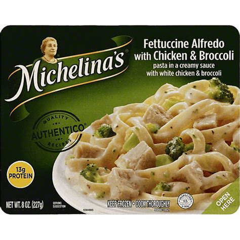 Michelinas Authentico Fettuccine Alfredo With Chicken And Broccoli