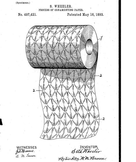 Toilet Paper Patents From The Early Days Of Tp Pictures Cnet