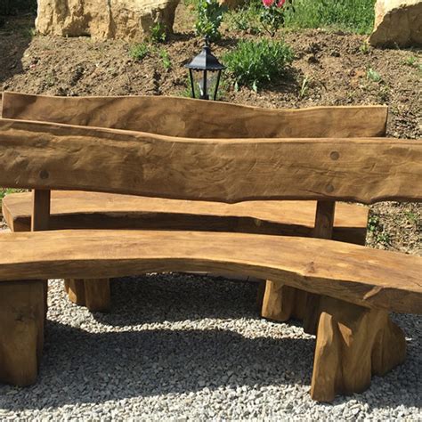 I threw this bench together in one hour. solid oak garden bench for the patio the front of the ...