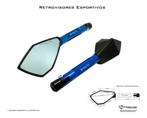 Retrovisor Esportivo Procton Racing Bmw S R Naked Frete Gr Tis