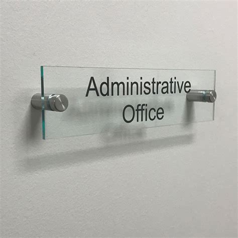 Custom Acrylic Office Lobby Sign For Reception Area Office Sign Lupon
