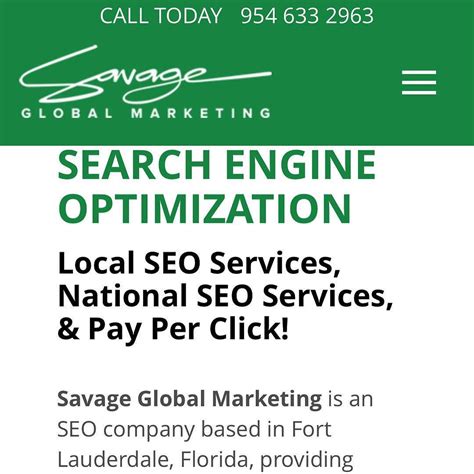 Call Today For Our Various Internet Marketing Services With Clients