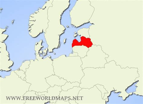 Where Is Latvia Located On The World Map