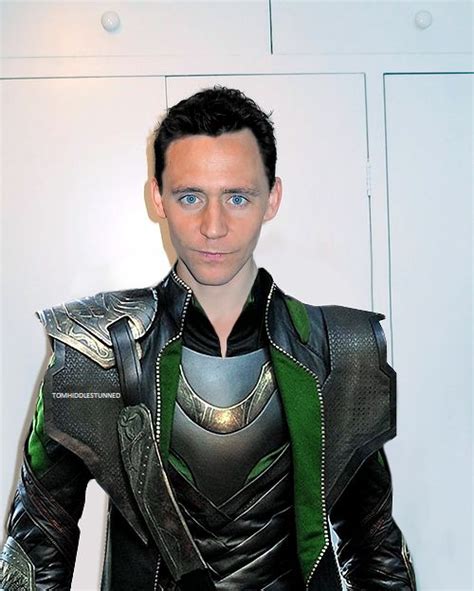 A Man Dressed Up As Loki In The Avengers Movie With His Hands On His Hips