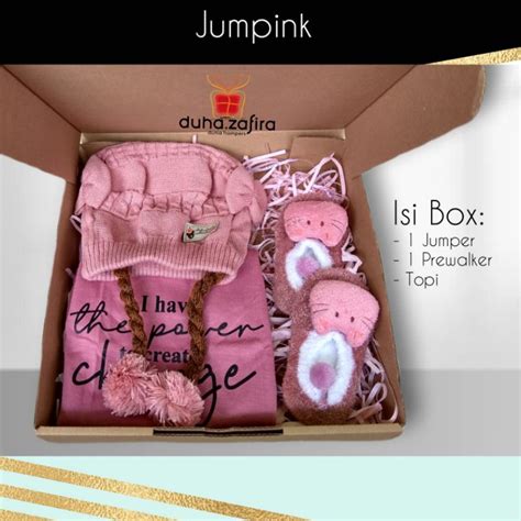 Duha Zafira Hampers Jumper Set Gift Baby Newborn Jumper Baby Girl