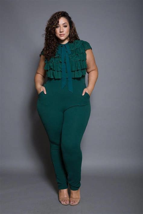 Trendy Jumpsuit Casual Attire For Fat Tummy Girl Plus Size Jumpsuit