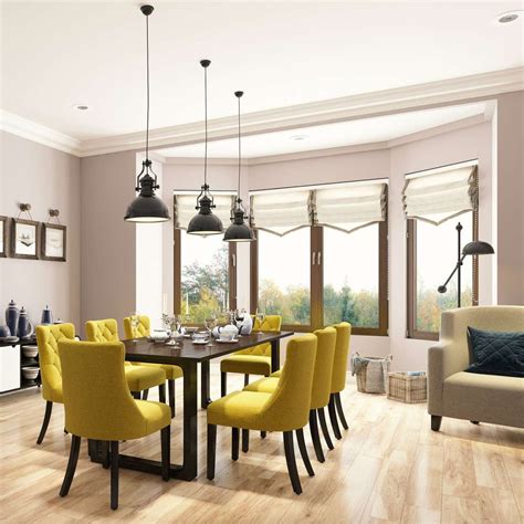 9 Unique Mustard Color Dining Room Collection
