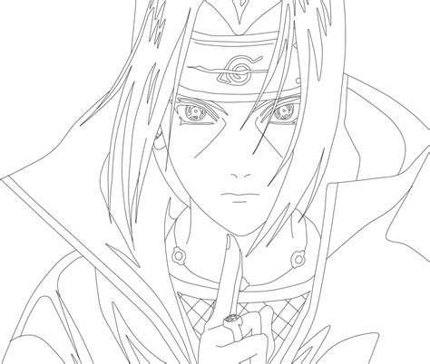 10 Desenhos De Itachi Uchiha Para Baixar Imprimir E Colorir Naruto