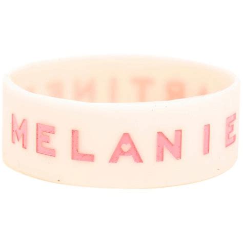 Hot Topic Melanie Martinez Pink Rubber Bracelet 560 Liked On