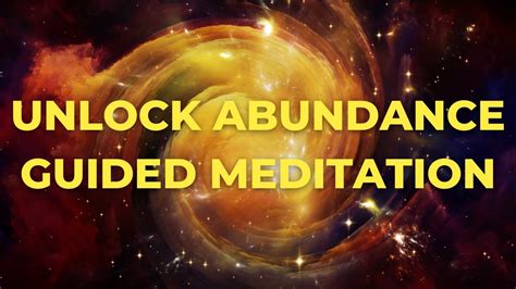 Unlock Abundance Guided Meditation Youtube