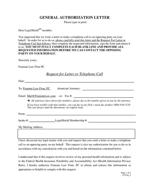 Under unforeseen circumstances, it might be tough to sign the required and relevant documents and thus, there would be a need to write an given below is a sample and template of authorization letter to let someone sign the documents on. Letter Of Authorization Sample Template 337516 - Edit ...