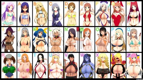 Rule 34 6girls Atago Kantai Collection Bikini Bleach Boa Hancock Breast Chart Breasts Bust
