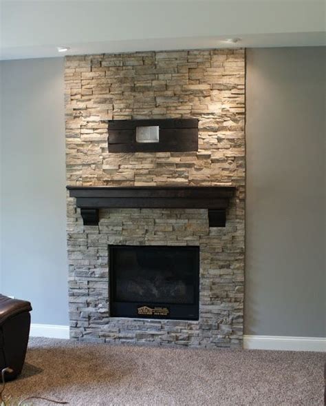 Creative Mines Seapearl Chop Ledge Fireplace 001 Stacked Stone
