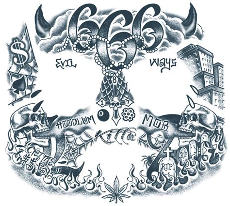 (1) tinsley transfers prison 18 and life 14pc temporary tattoo fx costume kit black/white. TATTOO FX - HOODLUM FACE - TEMPORARY TATTOO SHEET / MAKE ...