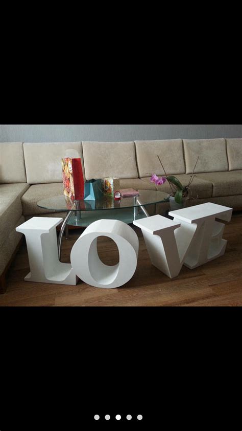 Letter Table Love Party Rental Decoration