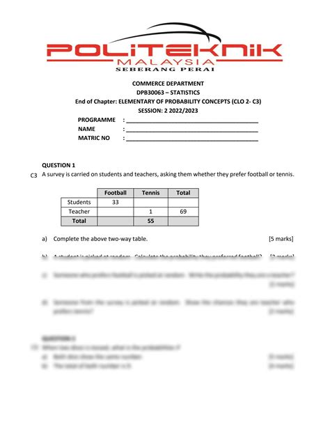 Solution Eoc Chapter Sesi Studypool