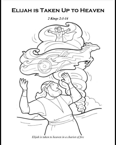 Elijah Altar Coloring Page Shefalitayal